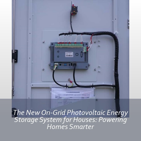 The New On-Grid Photovoltaic Energy Storage System for Houses: Powering Homes Smarter